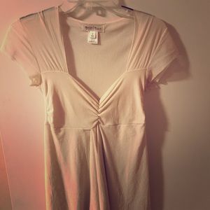 Adorable white baby doll top