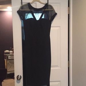 Maggy London illusion dress