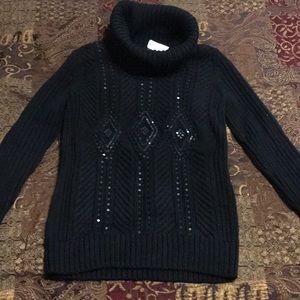 Talbots black sweater