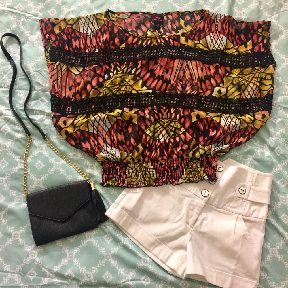 2B Bebe Butterfly Blouse