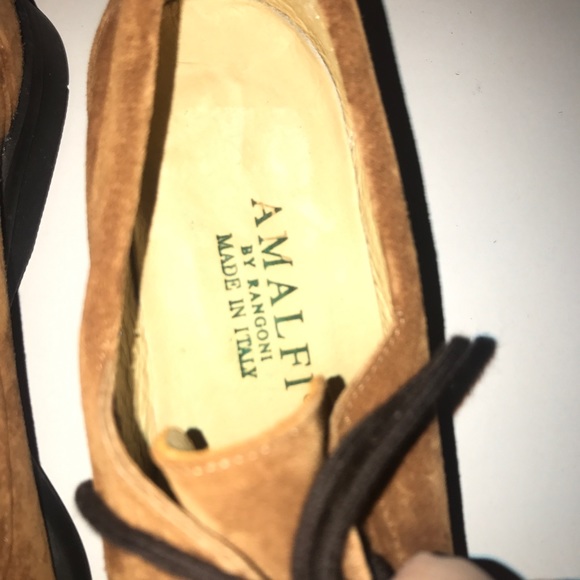 NWOT AMALFI by Rangoni LUXURIOUS Italian Cashmere Suede Leather Flats Loafers - Picture 6 of 9