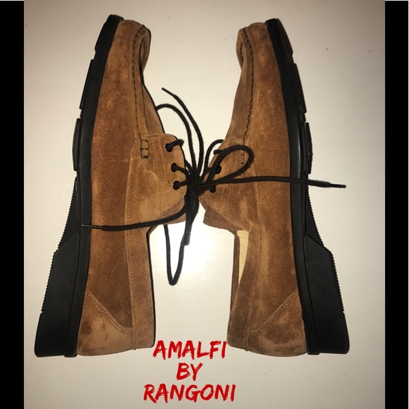 NWOT AMALFI by Rangoni LUXURIOUS Italian Cashmere Suede Leather Flats Loafers - Picture 5 of 9