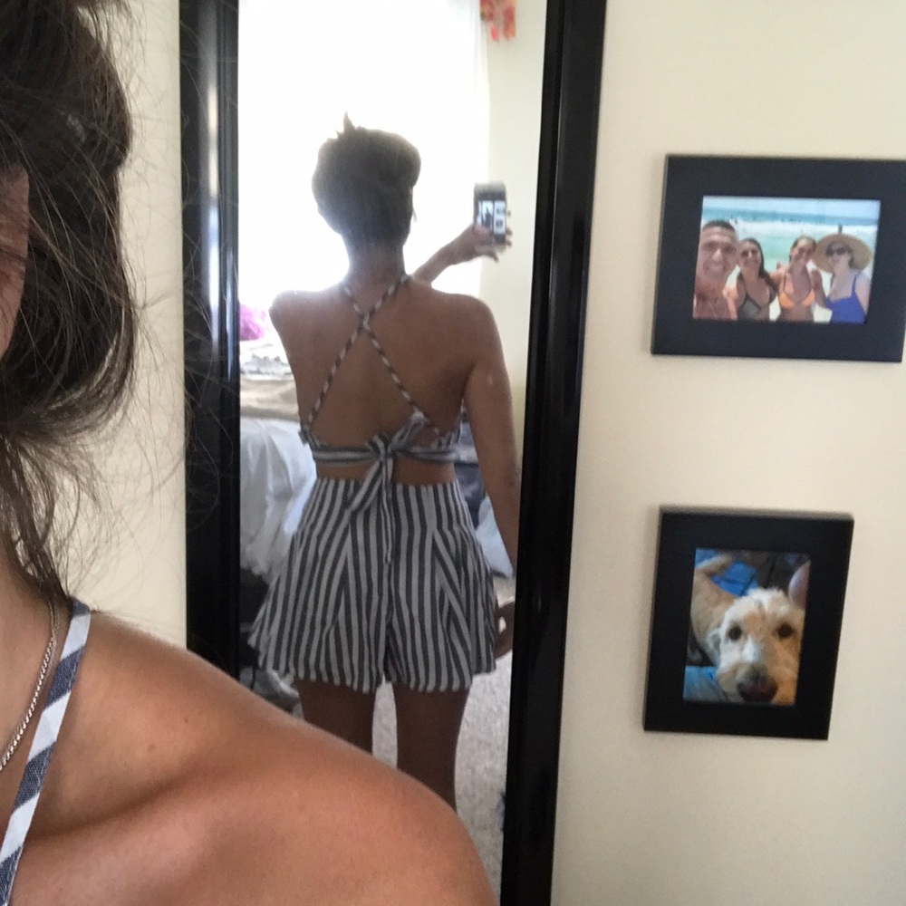 NWOT 2 Piece Co ord Stripe set - Picture 3 of 3