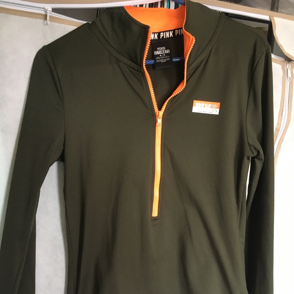 Olive Green half zip