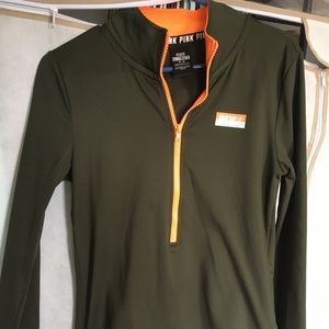 Olive Green half zip