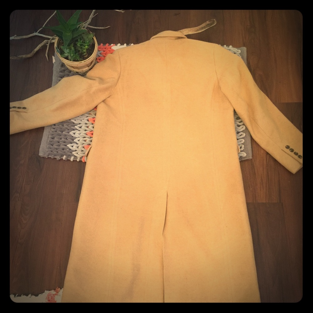 Ralph Lauren vintage style tan long pea coat.