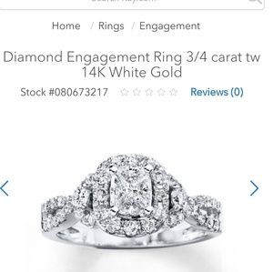 Brand new engagement ring from kays jeweler