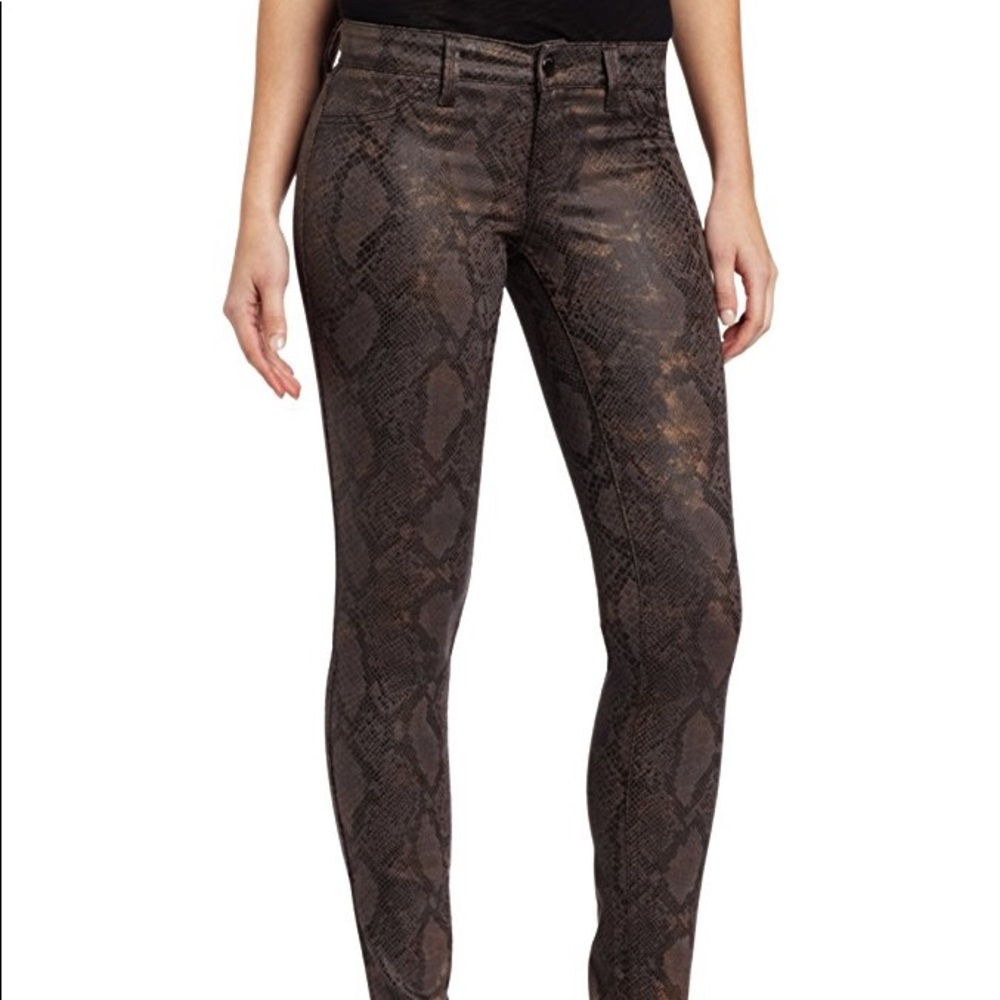 Level 99 Janice Ultra Skinny Jeans Brown Mamba