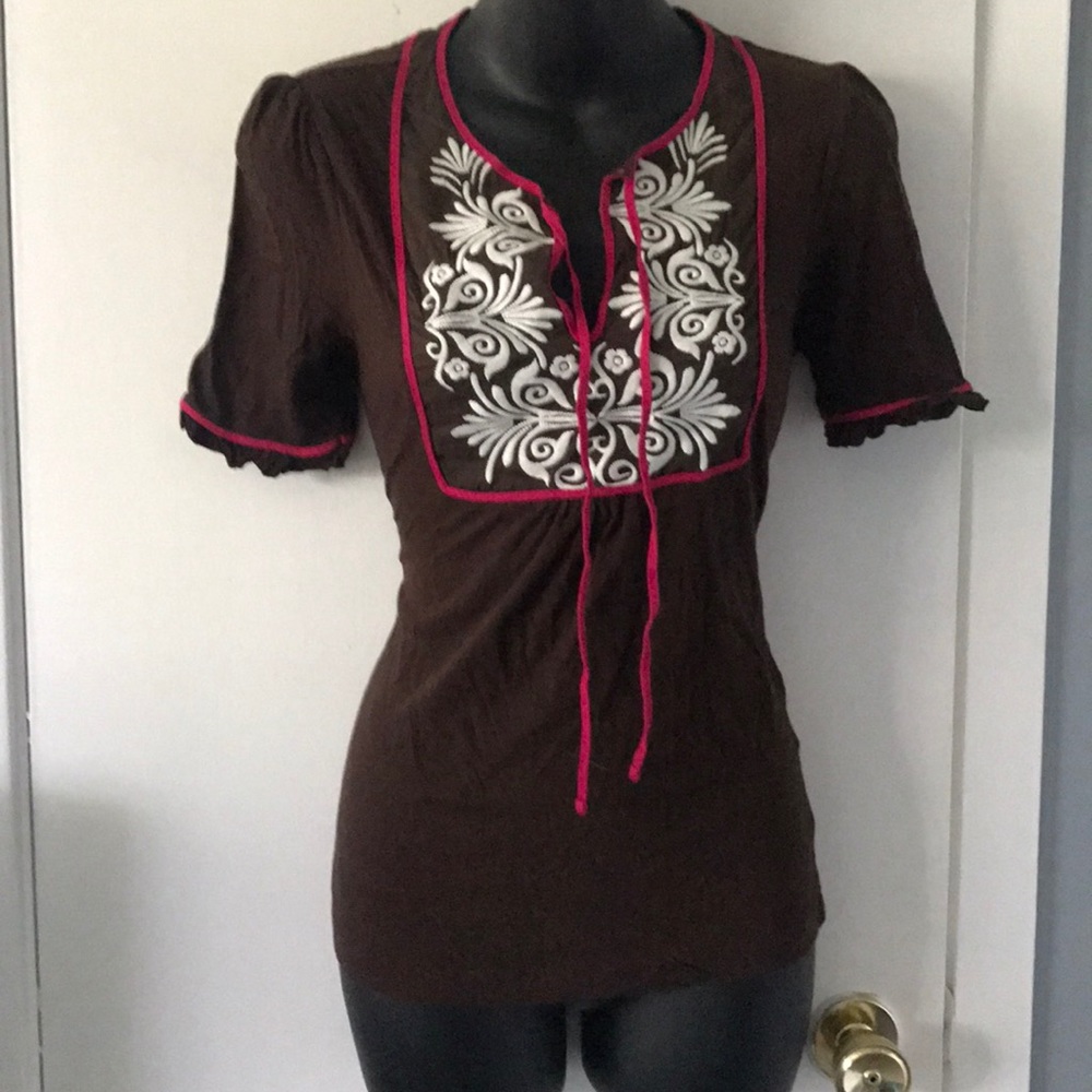 Tory Burch shirt sz Small EUC