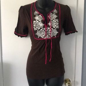 Tory Burch shirt sz Small EUC