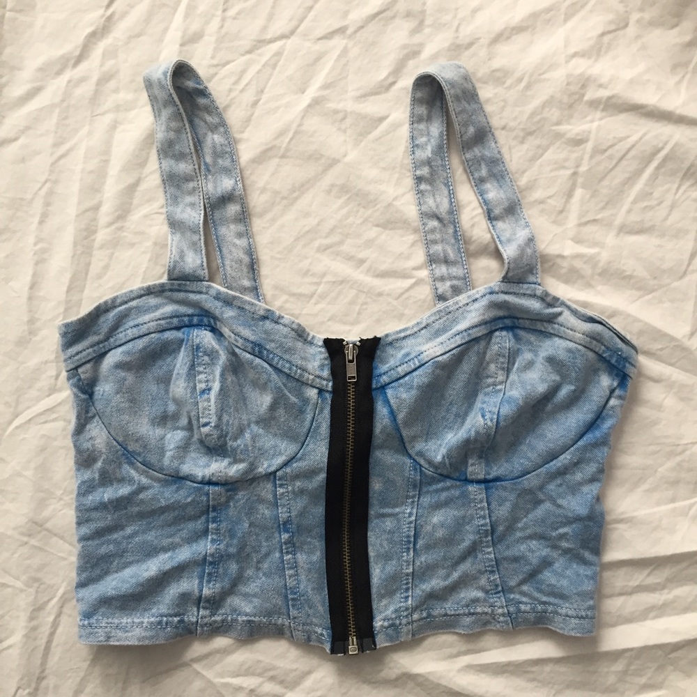 Topshop Bustier Crop