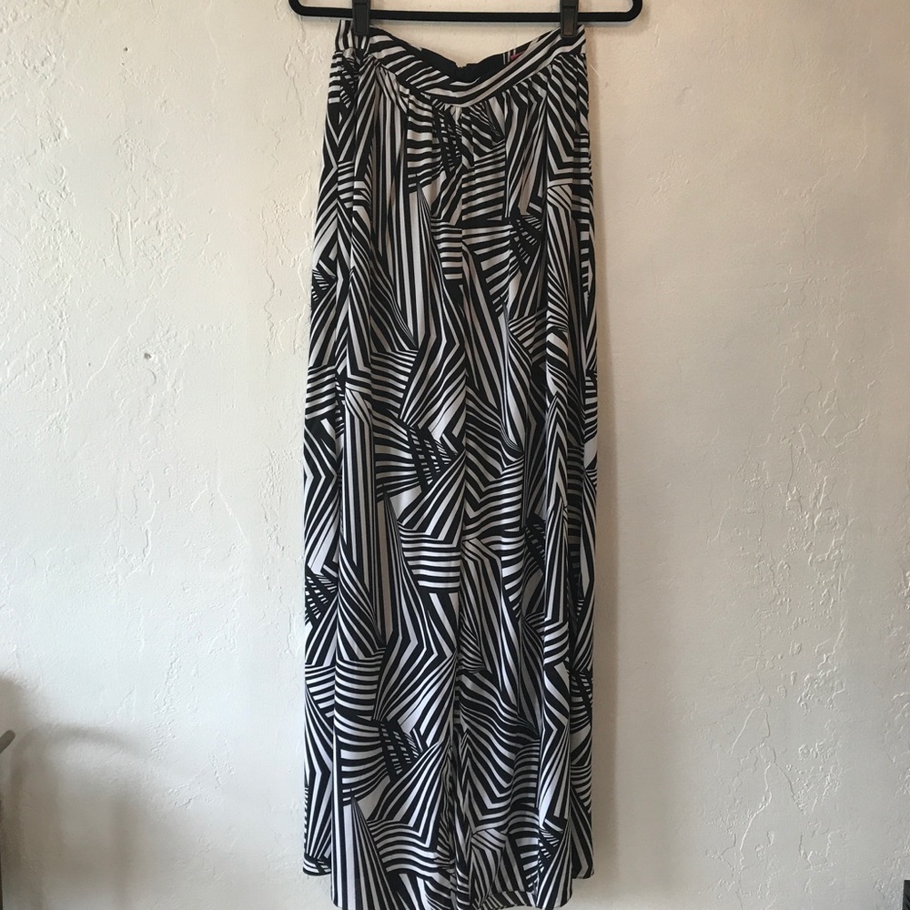 Alice + Olivia Striped Wide Leg Pant