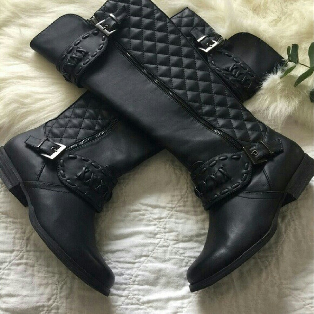 not rated//up street riding boots - Picture 2 of 4