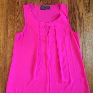 Hot Pink Sleeveless Top