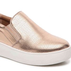 Steve Madden Metalic Blush Slip Ons
