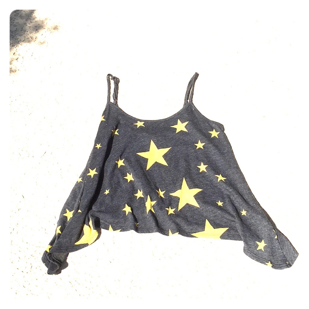 Wildfox Asymmetrical Star Tank