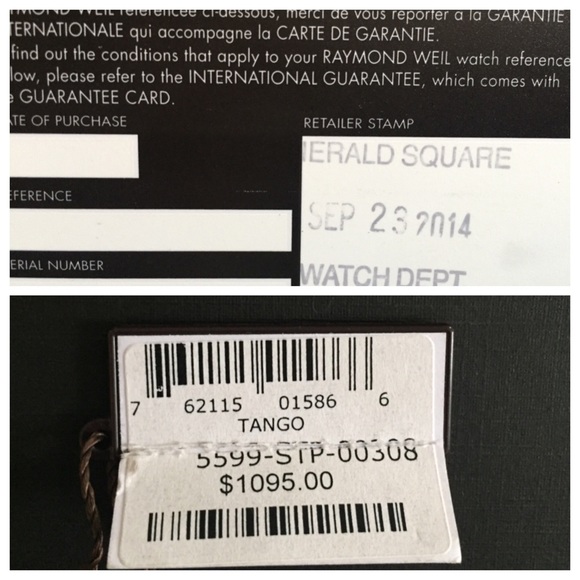 Raymond Weil 3 tone quartz watch, sapphire main image 4