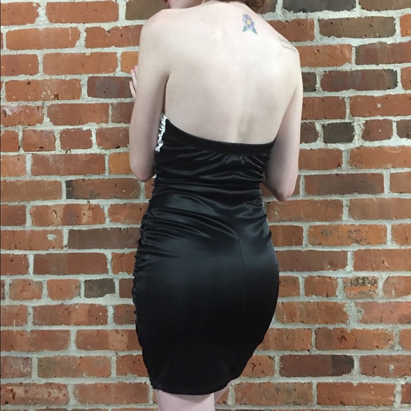 Black and white cocktail dress - Picture 2 of 3
