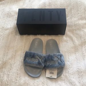 Fenty Puma Slides - Silver