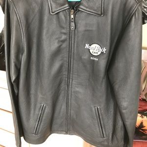 Leather jacket. Hard Rock Cafe Kona