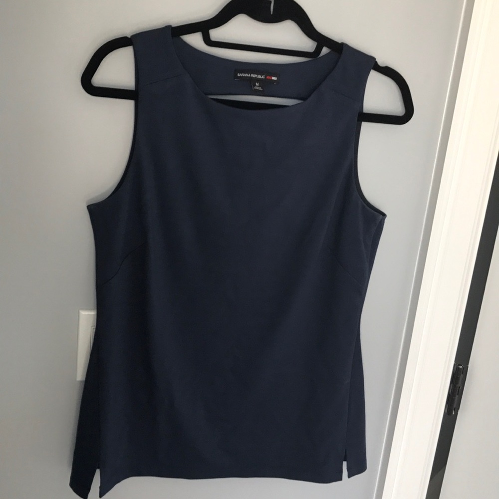 Beautiful navy blue banana republic top