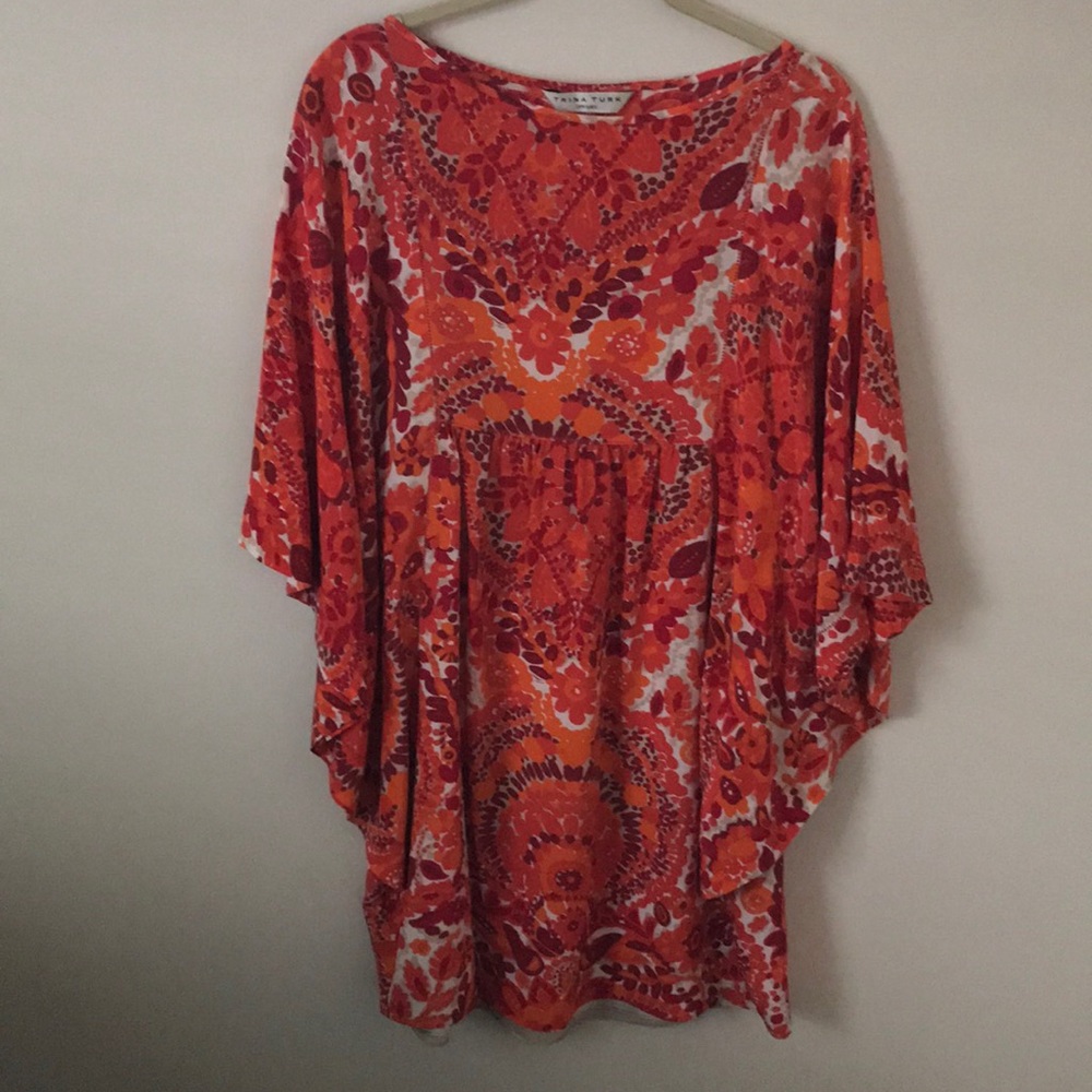 Boho Trina Turk dress with slip