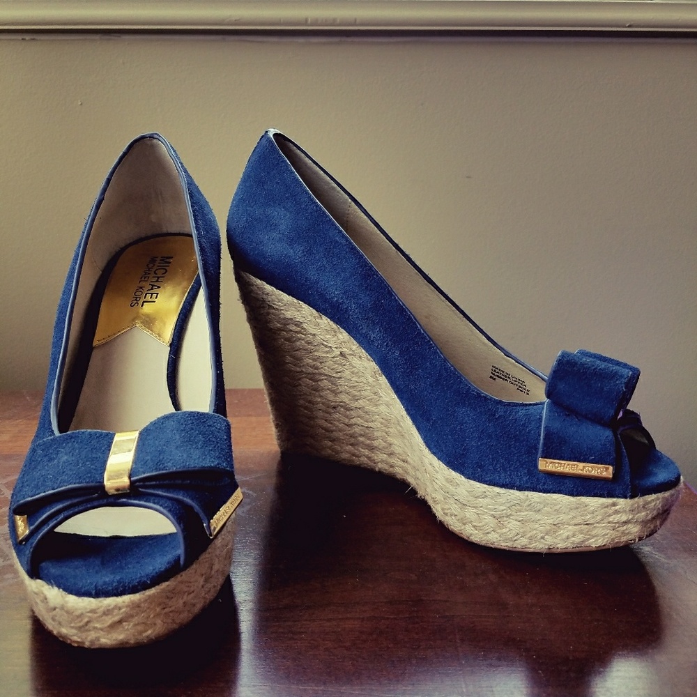 Michael Kors Peep Toe High heel wedges