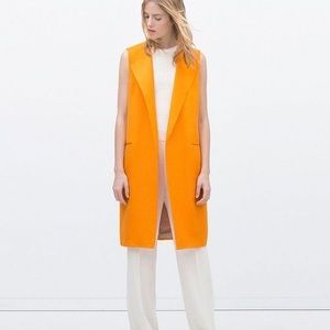 Zara Woman | Sleeveless Duster Blazer