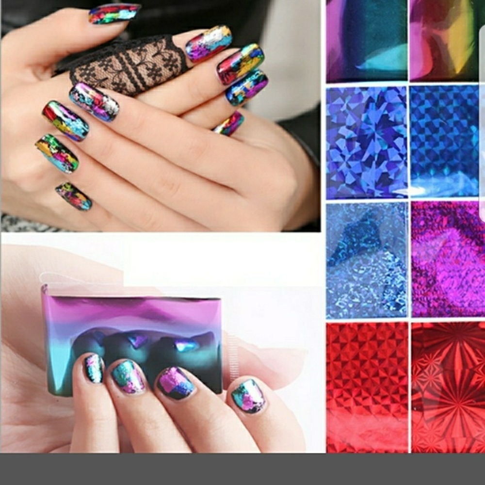 NailFASH Nail Foil Art Design - Pack of 10
