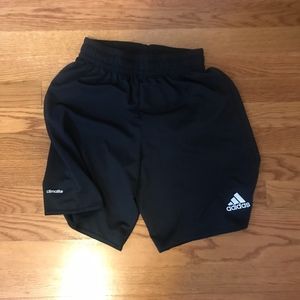 Adidas kids YL Black Climalite Soccer Shorts