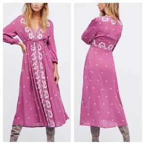 Free People Embroidered Fable Dress