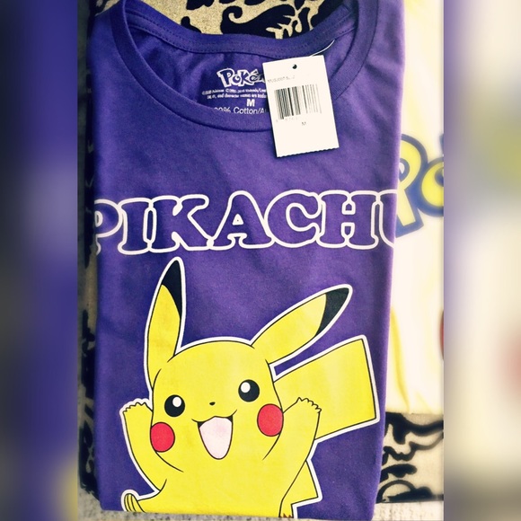 NWT Bundle of 2 Pokémon graphic T-Shirts size M - Picture 3 of 7