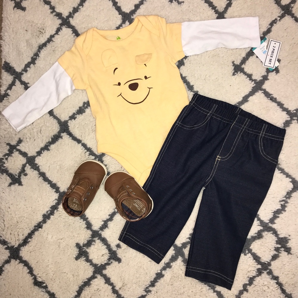 NWT Disney Winnie the Pooh set sz 3/6 month