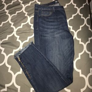 High waisted curvy skinny flex jeans size 15/16R