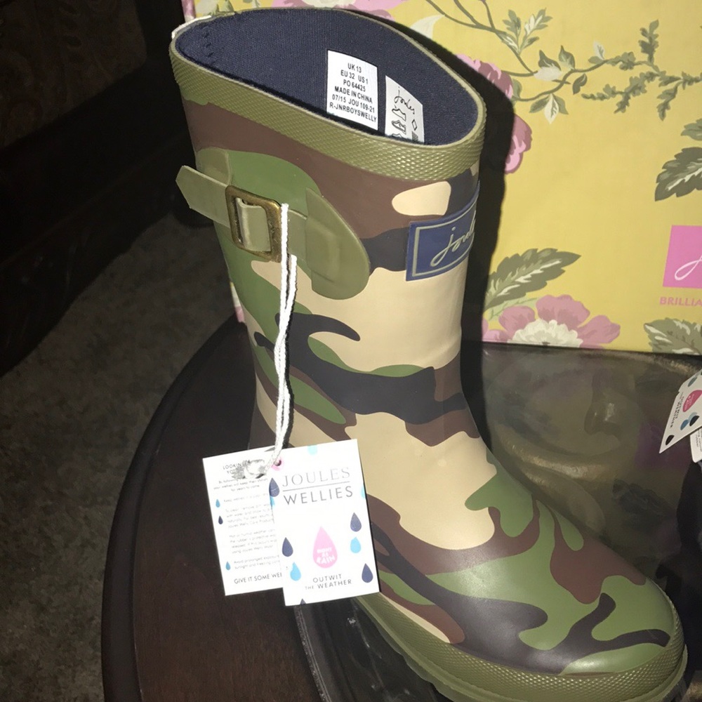 Joules rain boots
