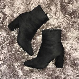 Nasty Gal Suede Booties