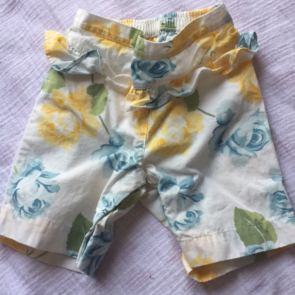 Gymboree cropped floral pant