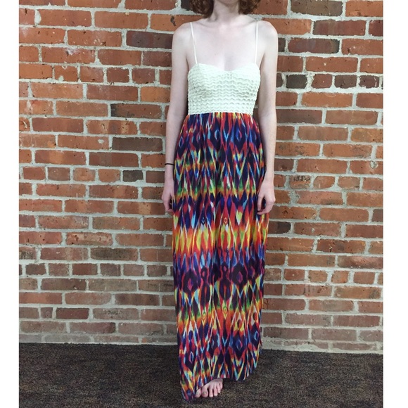 Multi color maxi dress - Picture 2 of 4