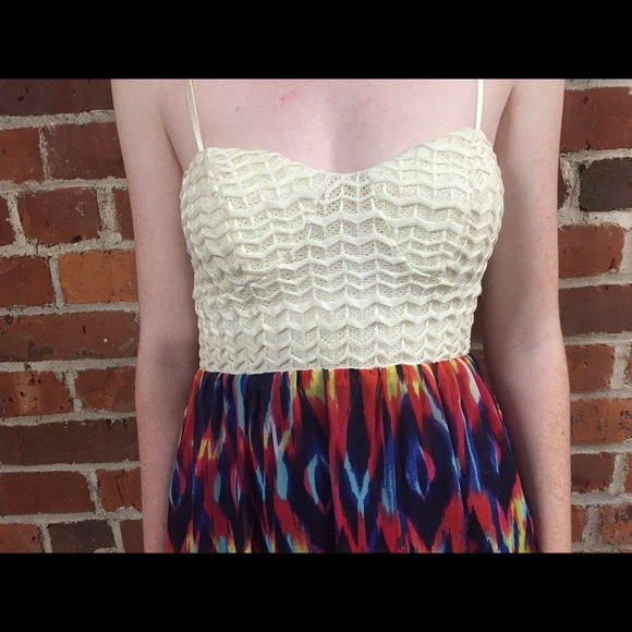 Multi color maxi dress - Picture 3 of 4