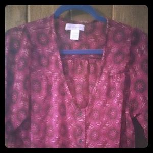 Sheer, Waist length Blouse