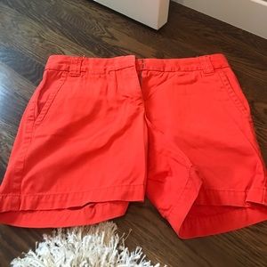 Jcrew Nantucket red shorts
