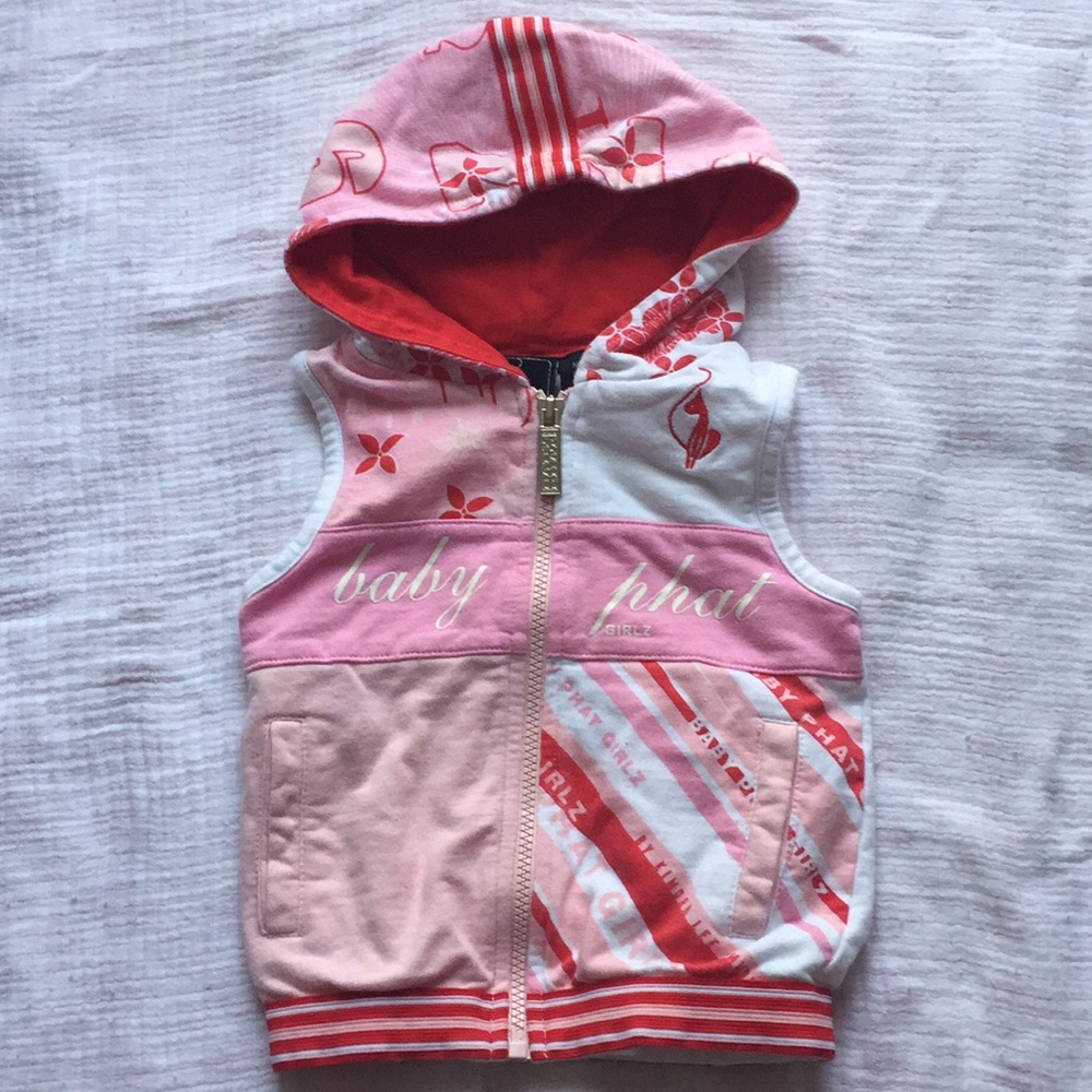 Baby phat hooded vest