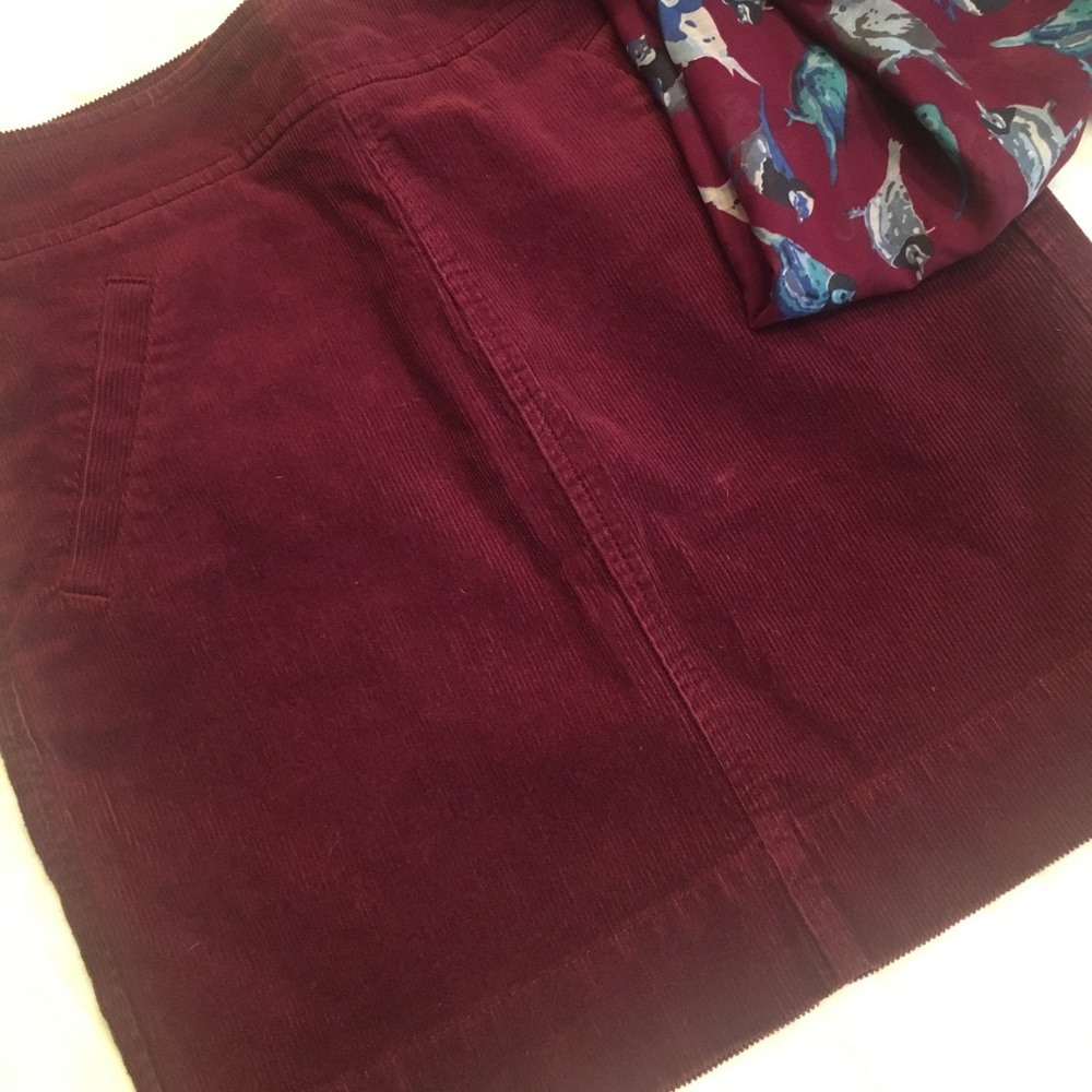 LOFT - petite corduroy skirt