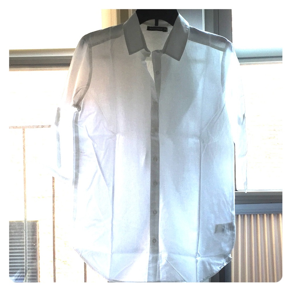 Rut & Circle White Button Up Shirt