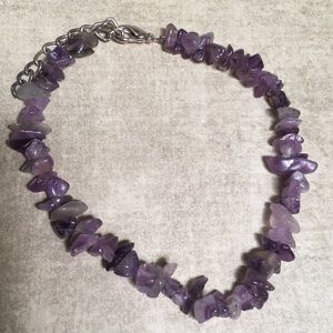 Stone anklet