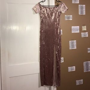 Rose gold dress