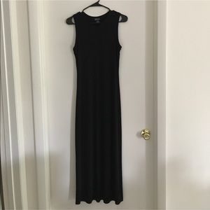NY&Co Simple Long Black Dress