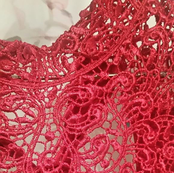 Red stretch dress, above the knee, fit perfect, - Picture 4 of 4