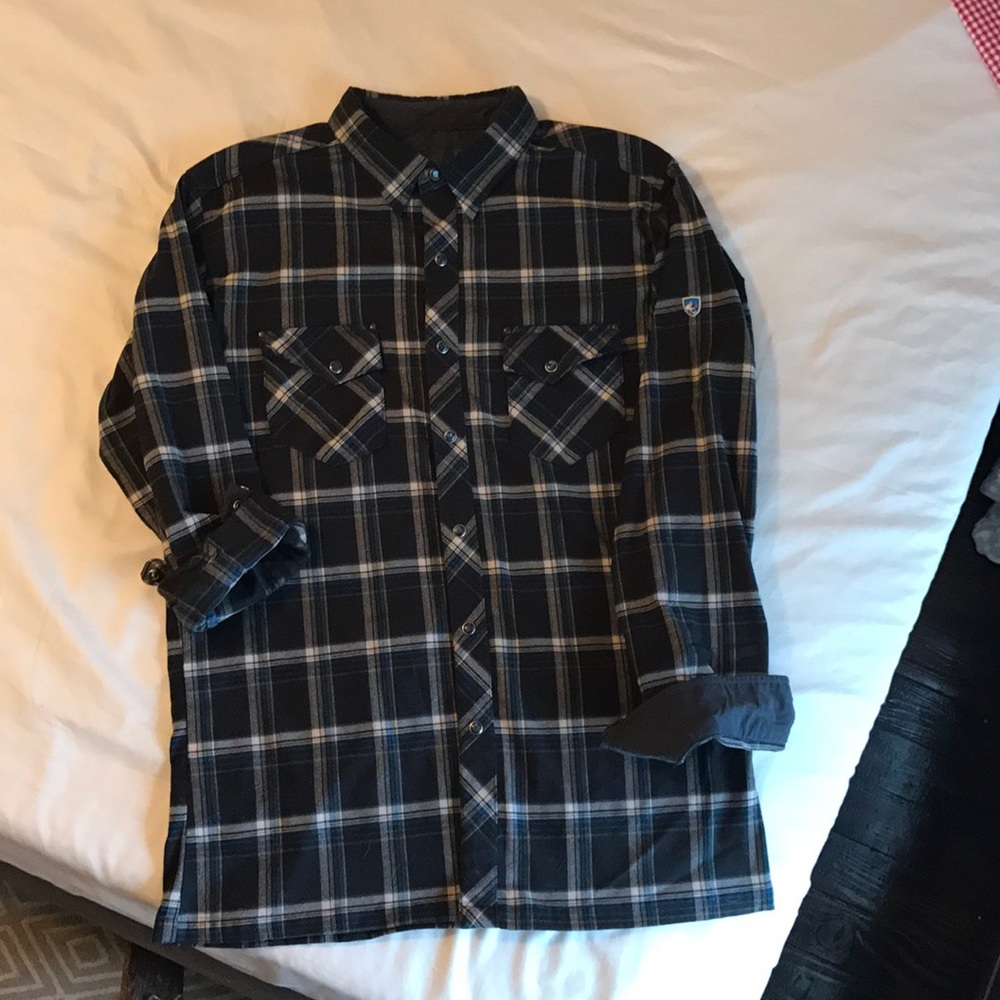 Kuhn flannel bottom down. Men's Medium