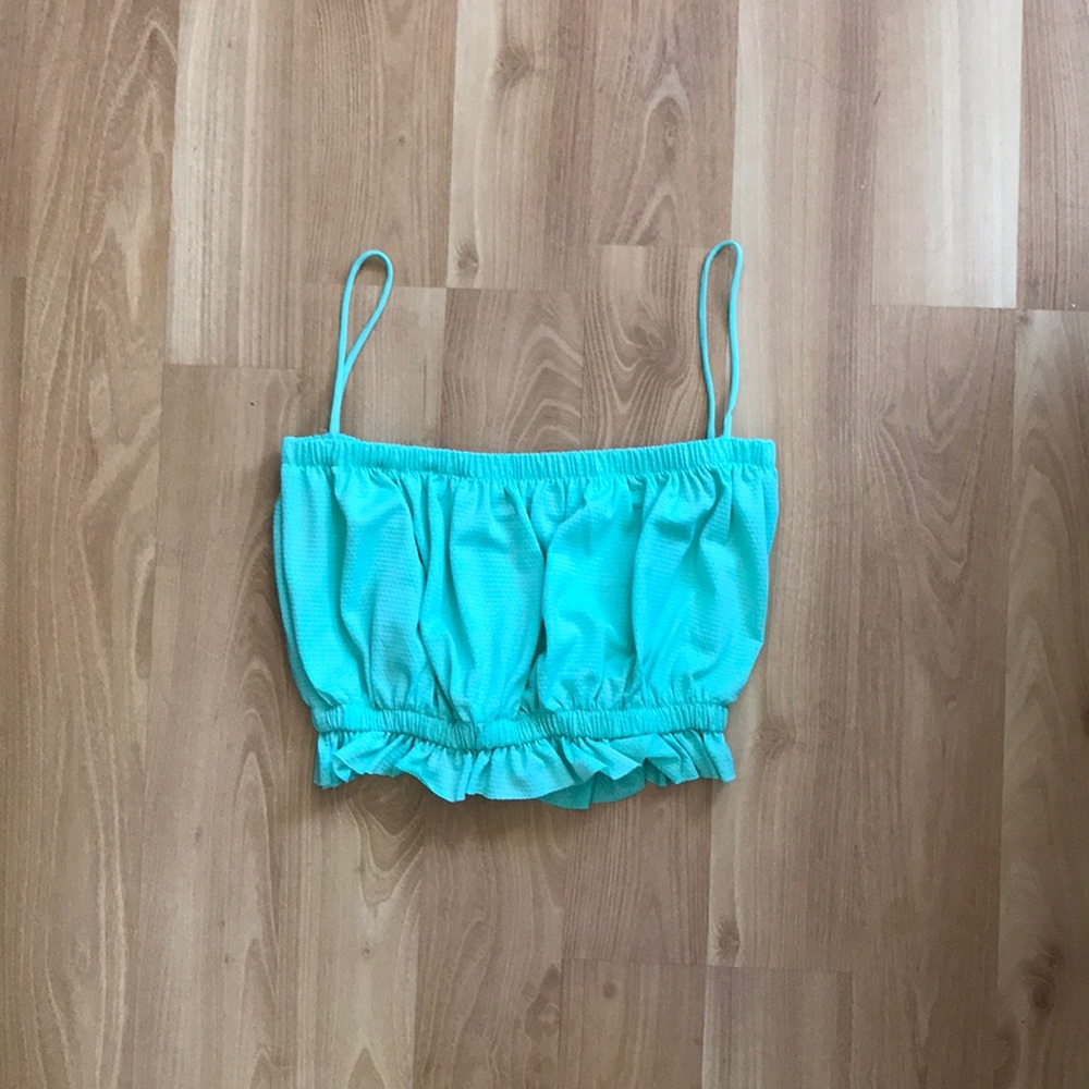 Mint Green crop top, tags still on!